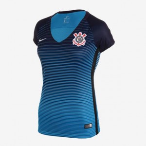 Camisa do Corinthians de 2016 - Uniforme III - Verso feminina