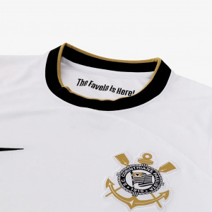 Camisa do Corinthians de 2022 - Uniforme I detalhe gola