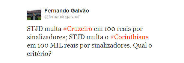 Jornalista da Globo contra o STJD