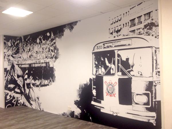 Sala de imprensa da Arena Corinthians