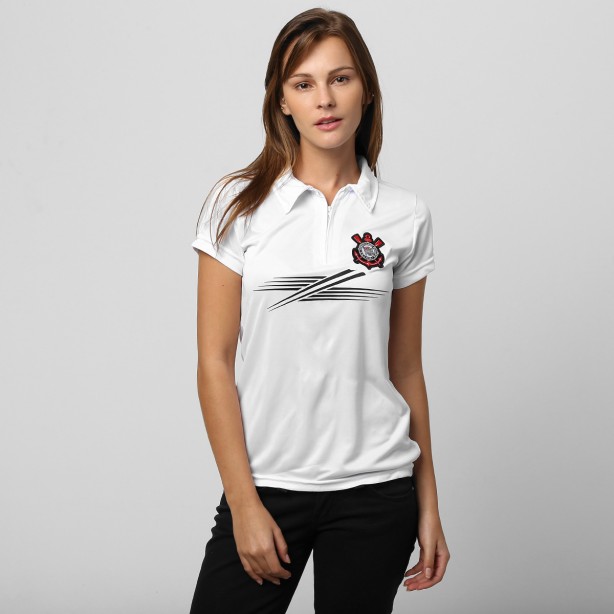 Camisa Polo Corinthians Fast Lines