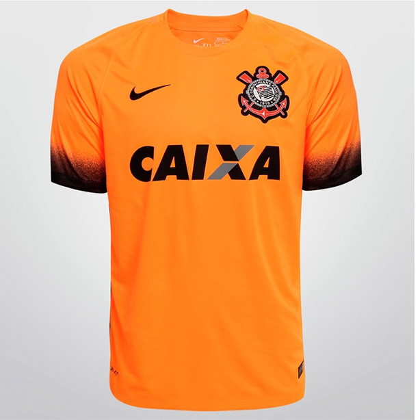 Camisa trs laranja do Corinthians,homenagem ao Terro