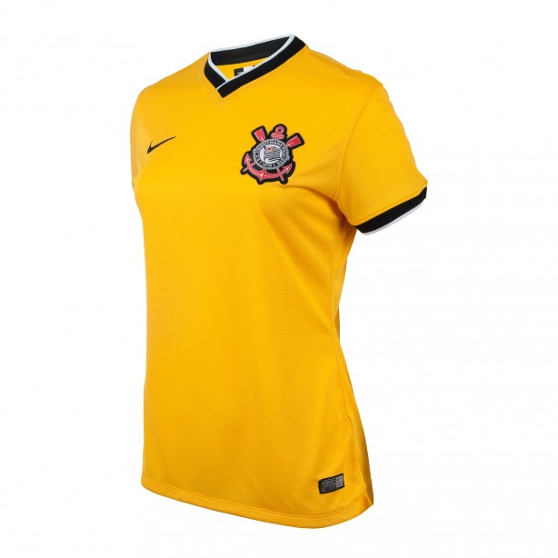 Camisa Corinthians Feminina Amarela