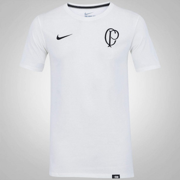 Camisa Nike Corinthians bsica escudo retr