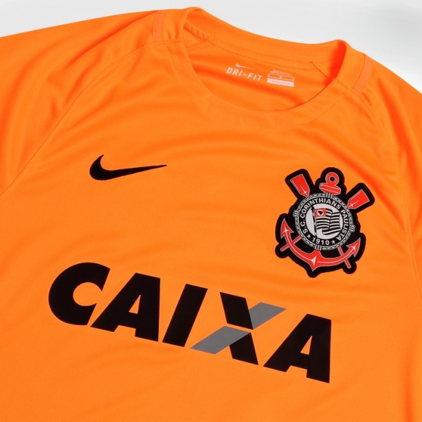 Camisa Nike Corinthians III Laranja 2015 /2016