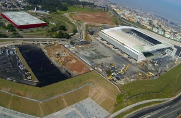 Visão aérea da Arena Corinthians | Sonhos SCCP/ Sérgio Cruz