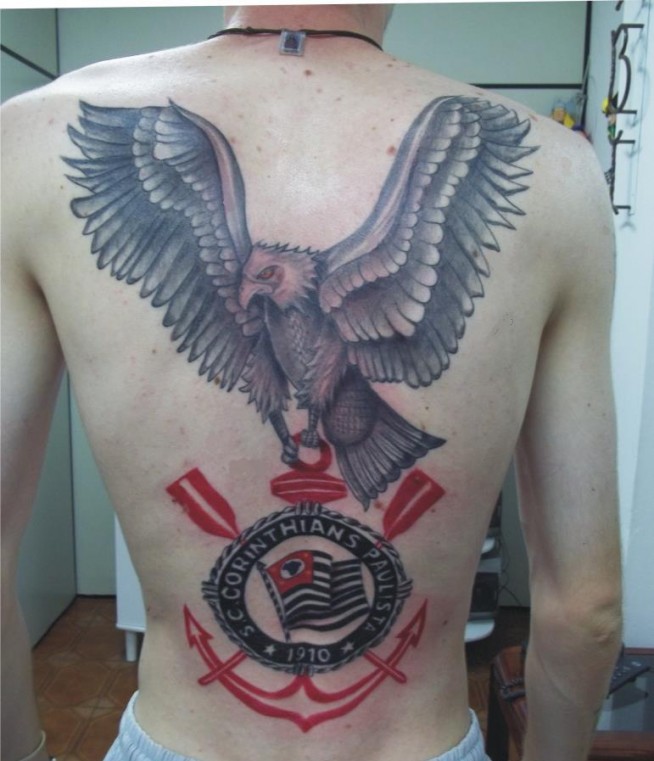 Tatuagem do Corinthians do Antonio
