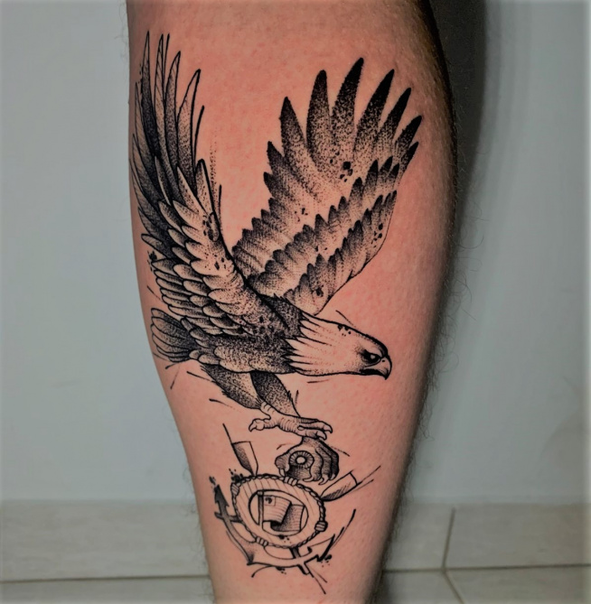 Tatuagem do Corinthians do Matheus