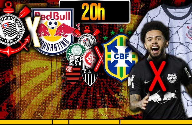 Corinthians x Red Bull Bragantino (mano a mano) | Nova camisa | 1 passo para Fiel Torcedor votar #R