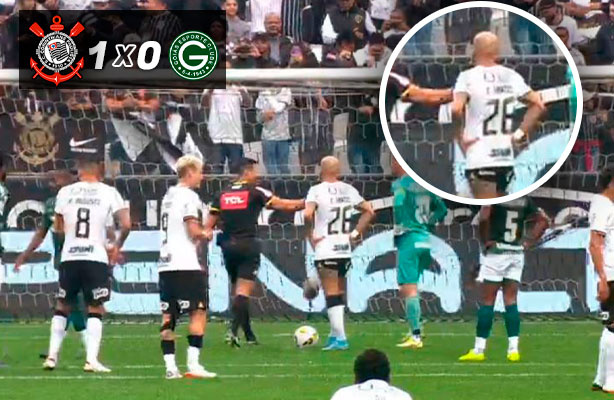 Bate bem demais! Gol de pênalti de Fábio Santos em Corinthians 1 x 0 Goiás | Brasileirão 2022