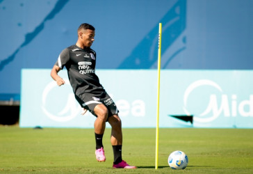 Ruan Oliveira durante o �ltimo treino do Corinthians antes do jogo contra o Am�rica-MG