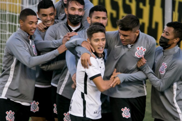 Keven Vin�cius durante jogo entre Corinthians e Am�rica-MG, pelo Brasileiro Sub-20