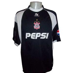 Camisa do Corinthians de 2002 - Camisa II (Preta)