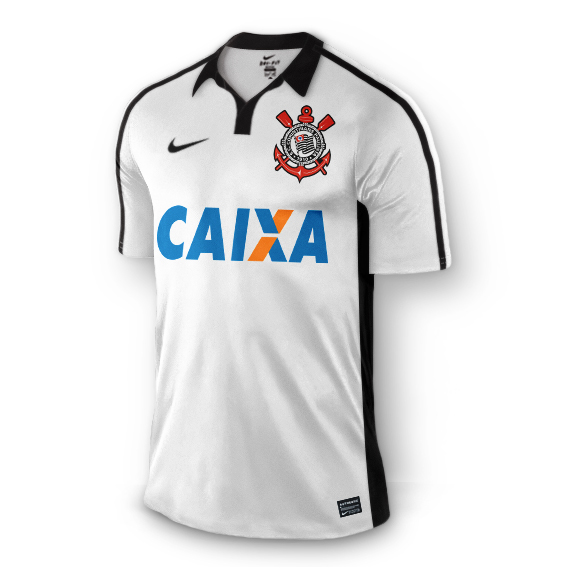 Projeo da camisa do Corinthians de 2015 - Branca
