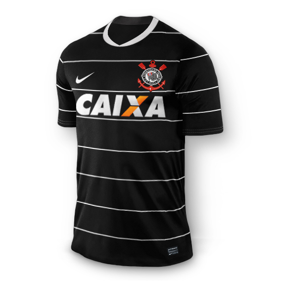 Projeo da camisa do Corinthians de 2015 - Preta