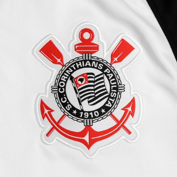 Camisa do Corinthians branca de 2015 - Escudo