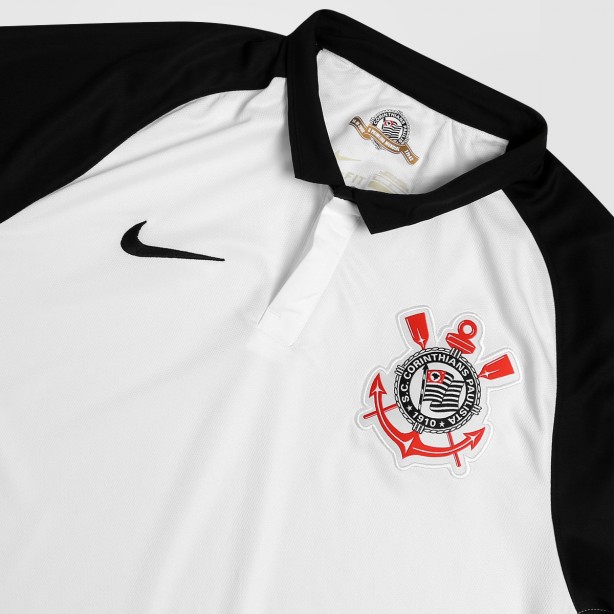 Camisa do Corinthians branca de 2015 - Frente