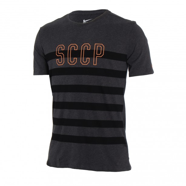 Camisa Nike Corinthians SCCP preta com listras