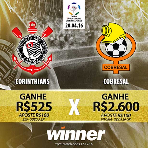 Corinthians x Cobresal