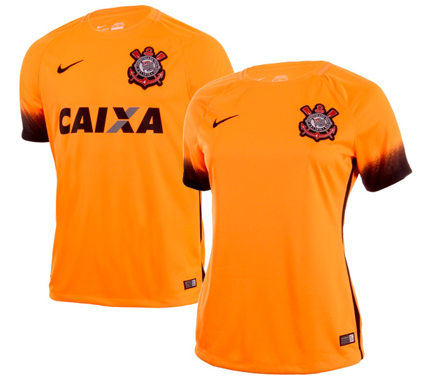 Camisa Laranja do Corinthians para Mulheres e Homens