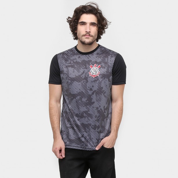 Camiseta Corinthians Basic Camuflagem
