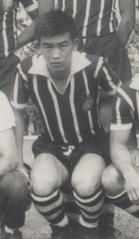 O nissei Srgio Echigo: campeo de aspirantes pelo Corinthians em 1964