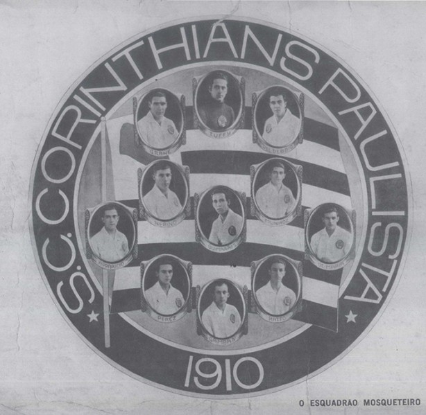 Verso do Mosqueteiro publicada na capa da revista Corinthians na dcada de 1950
