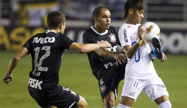 Santos 3 x  2 Corinthians  - Brasileiro 2012