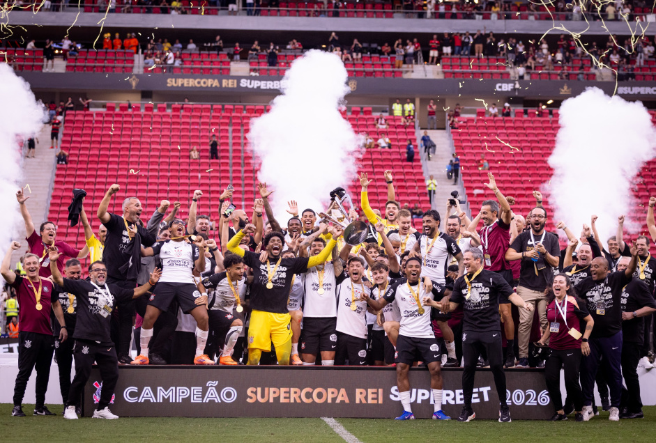 Parte do elenco do Corinthians para 2026