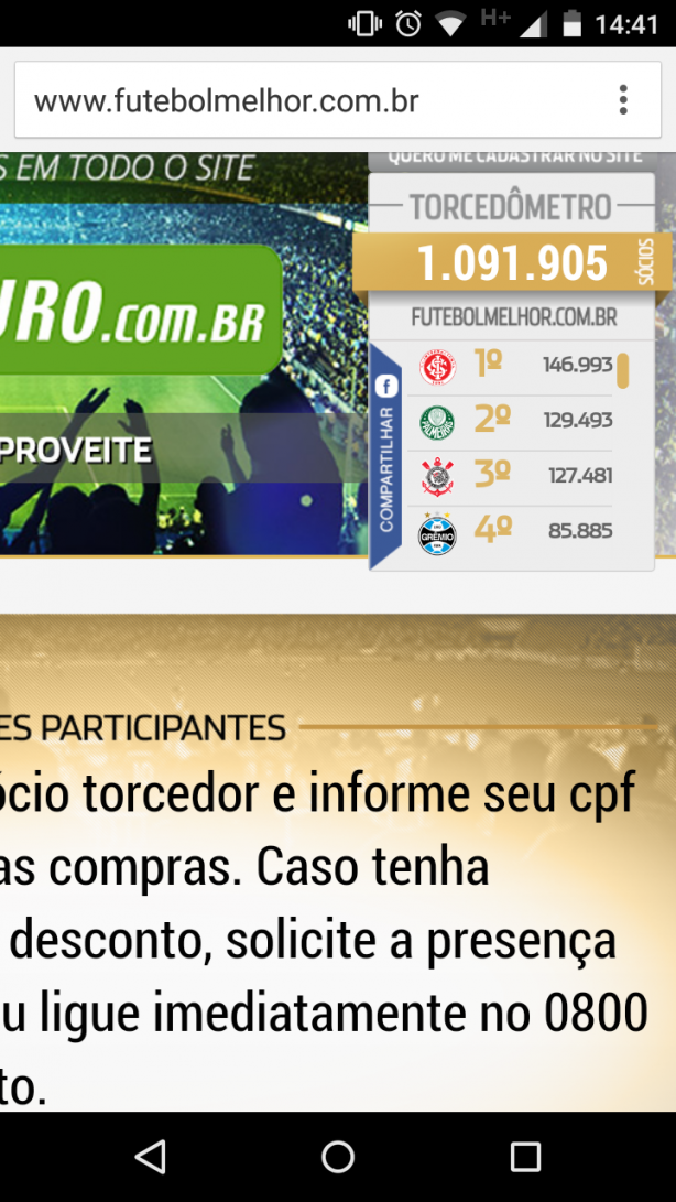 Fiel torcedor...