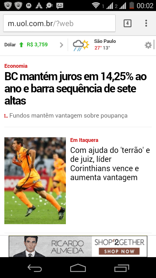 UOL como sempre.