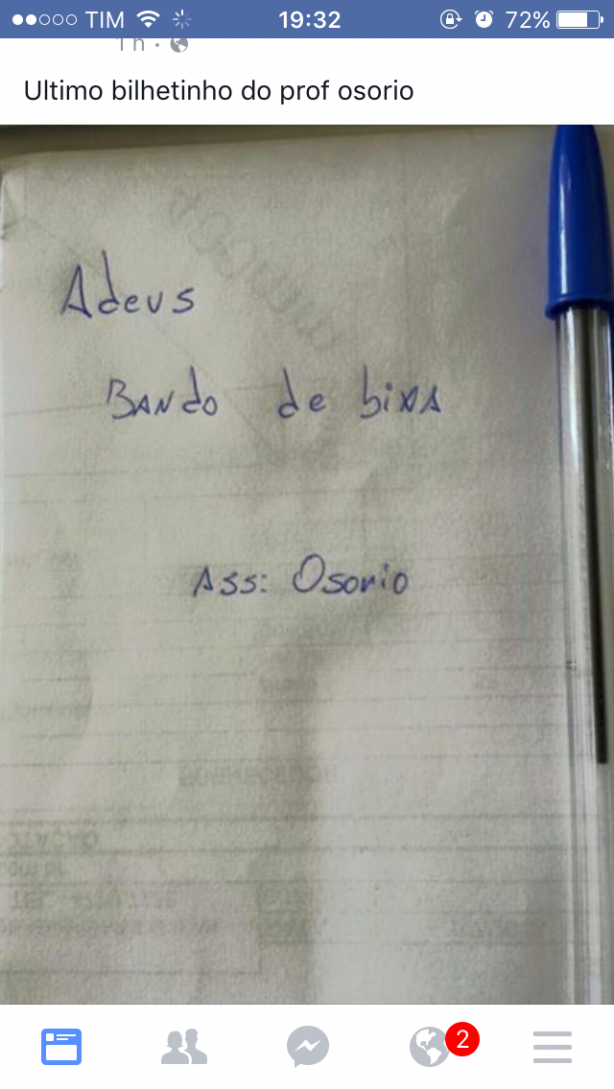 �ltimo Bilhete do Os�rio