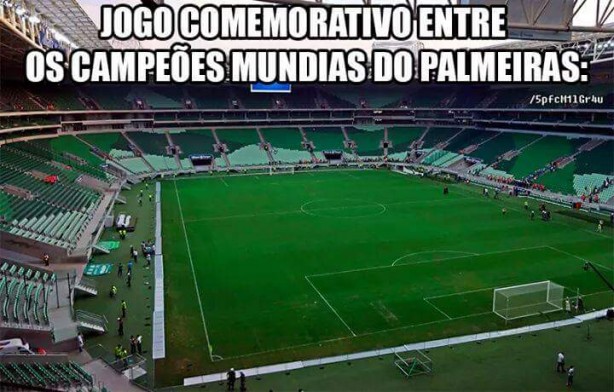 Festa com os campees mundiais do Palmeiras
