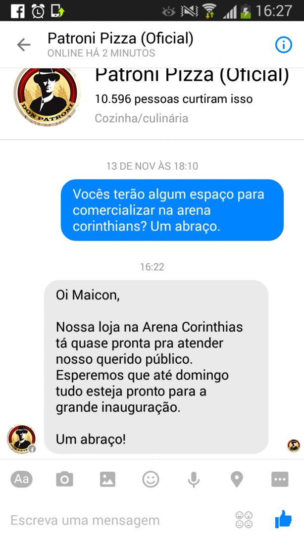 Novo Point na Arena Corinthians