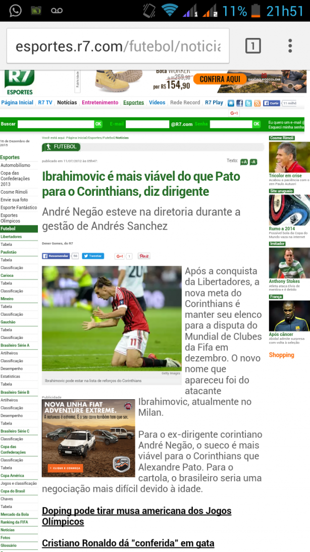 Pato por Ibrahimovic