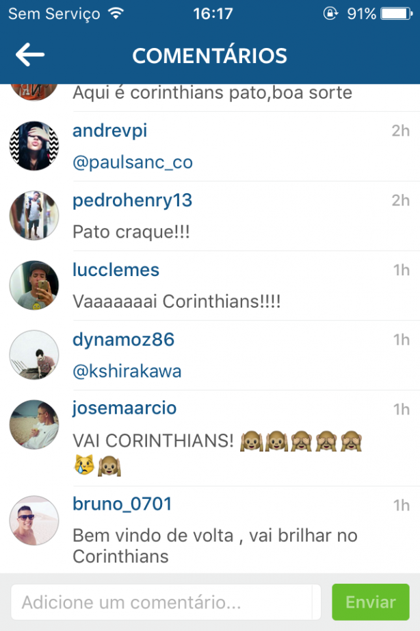 Instagram do Pato/Vou apoiar