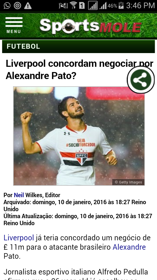 Not�cia de agora