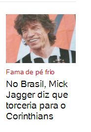 mick jagger camisa do sao paulo