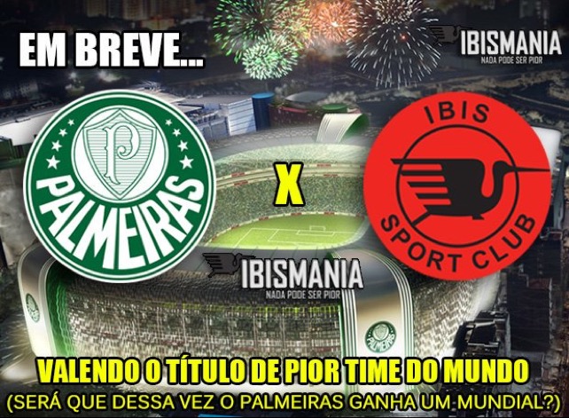 Prximo domingo Palmeiras pode ser rebaixado pelo Corinthians