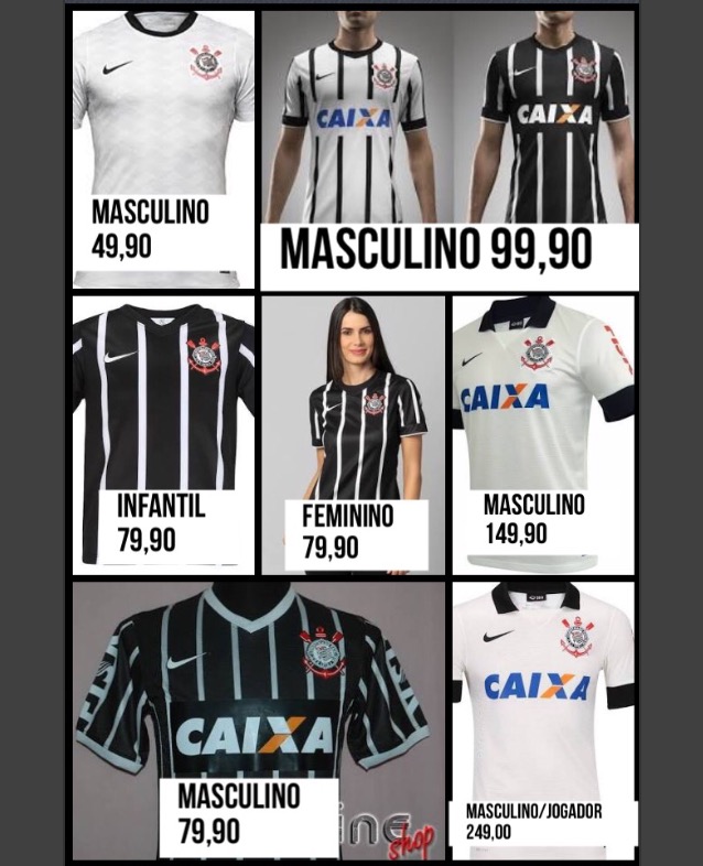 Camisas Corinthians mais baratas (Fotos)