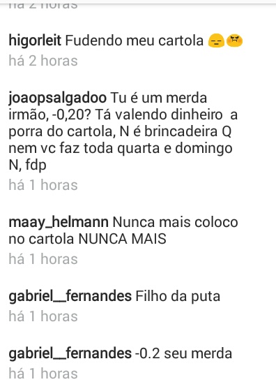 Cr�ticas de hoje em dia