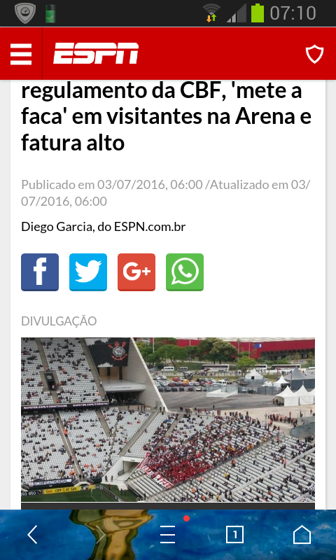 ESPN anti: mais uma prova