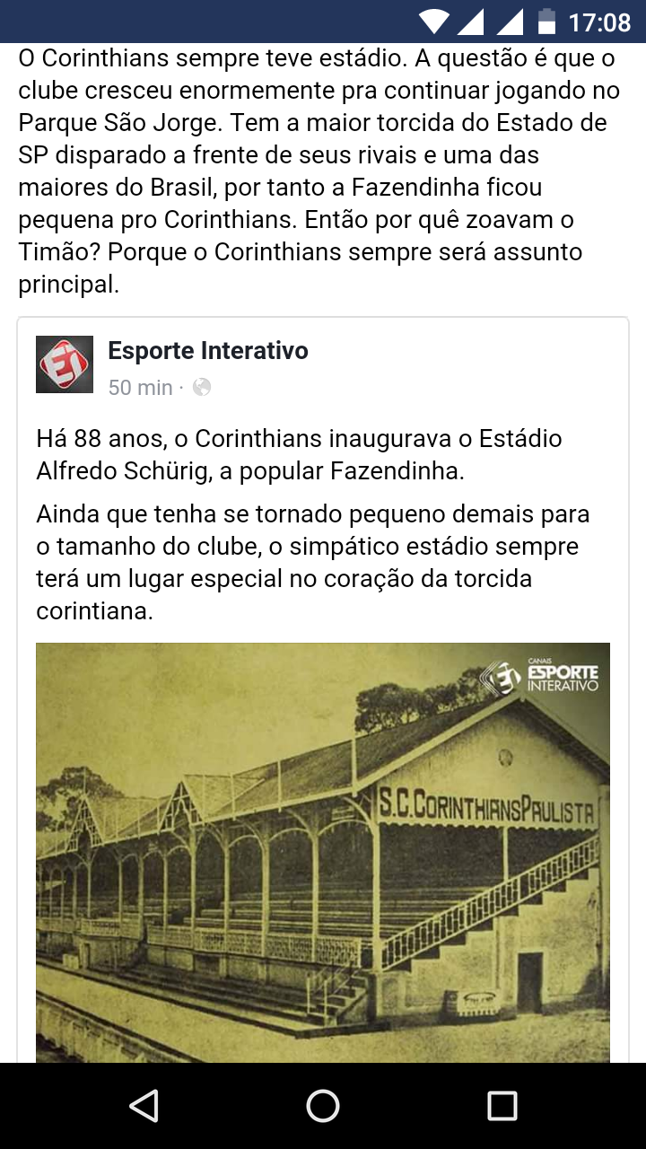 Corinthians sem estdio?