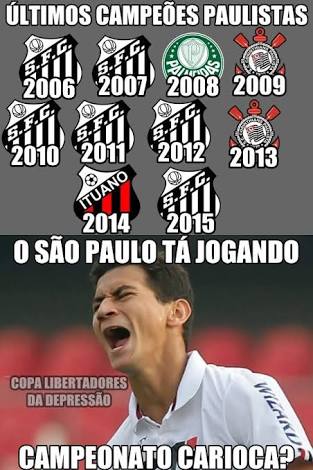 So Paulo Jogando Campeonato Carioca - Piadas do So Paulo