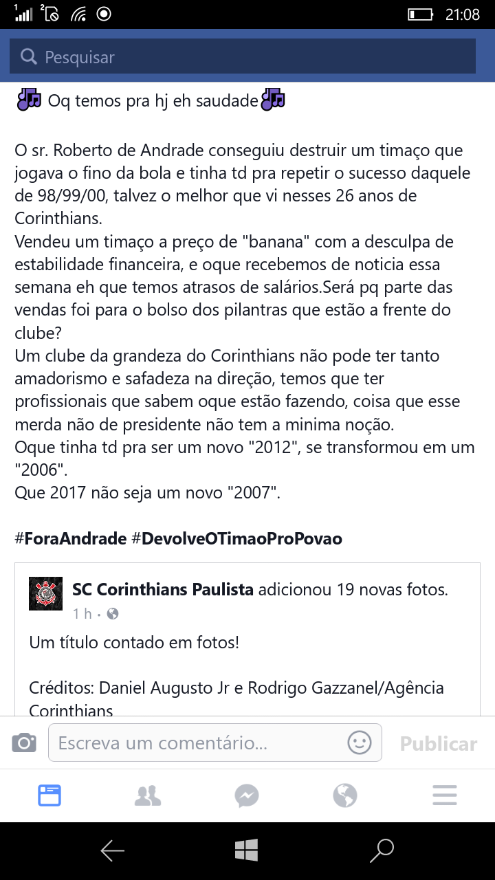 1 ano do Hexa