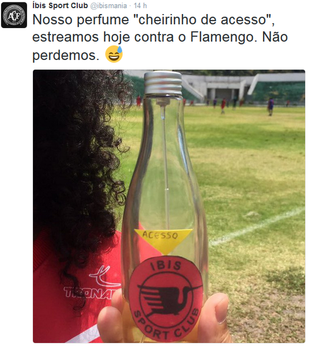 ibis tirando onda com o Flamengo!