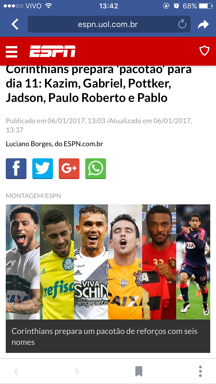 A ESPN que est� dizendo