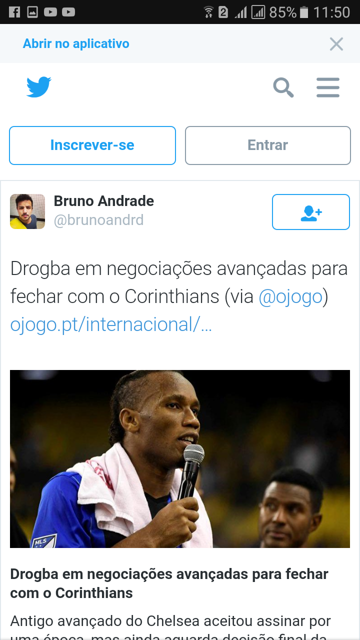 Agora: Drogba perto de assinar com o Corinthians