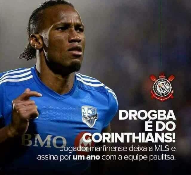 Drogba � do Tim&atilde;o!