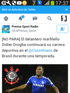 Drogba j� � do tim�o